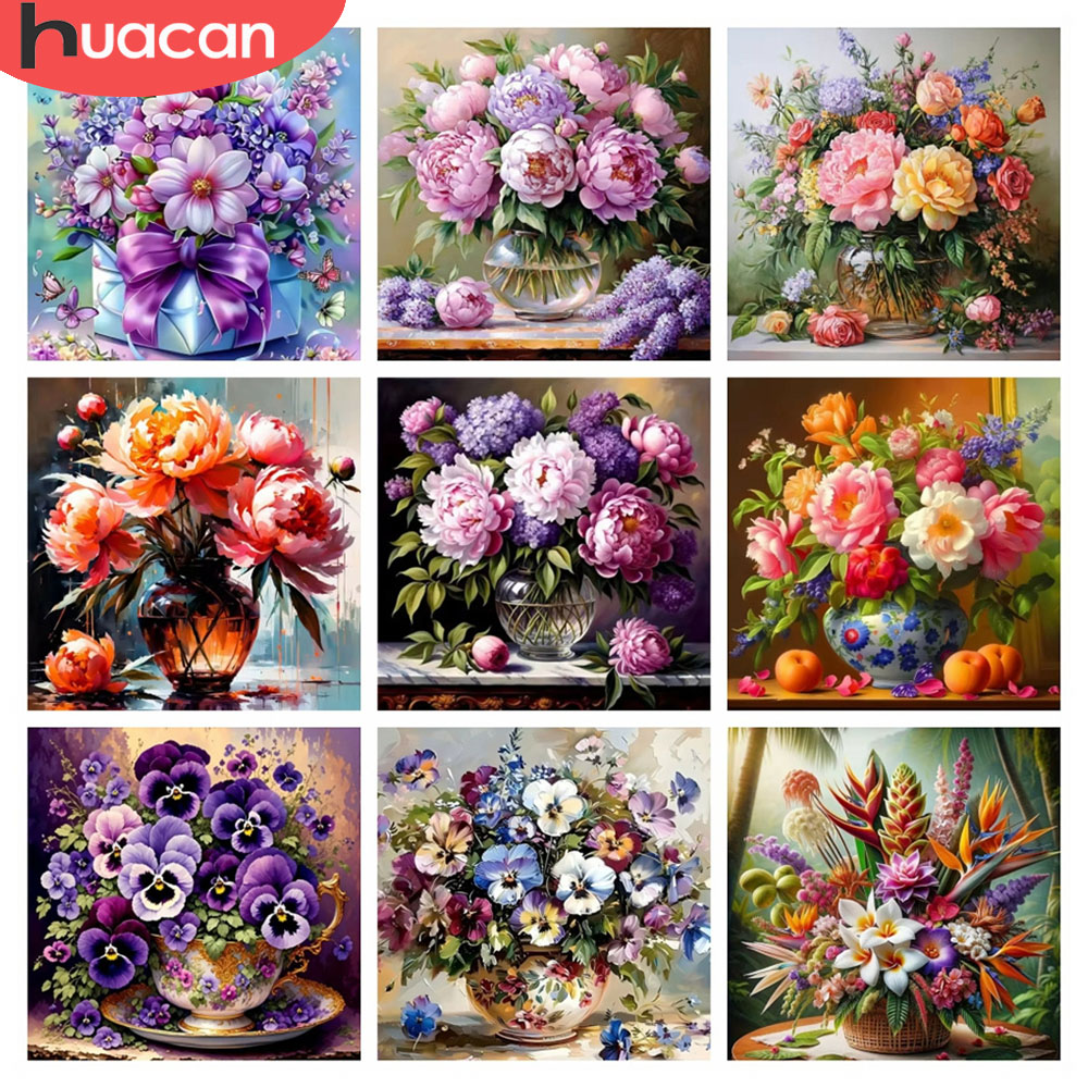 Resin Art Rose - HUACAN 5D Diamante Mosaico Fiore di