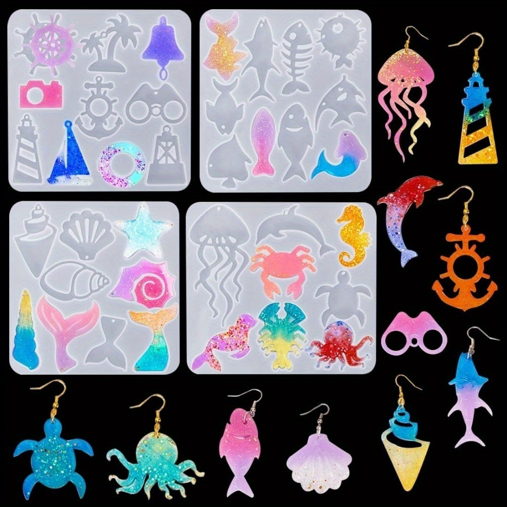 Silicone Mold Ocean - Il set di stampi per orecchini