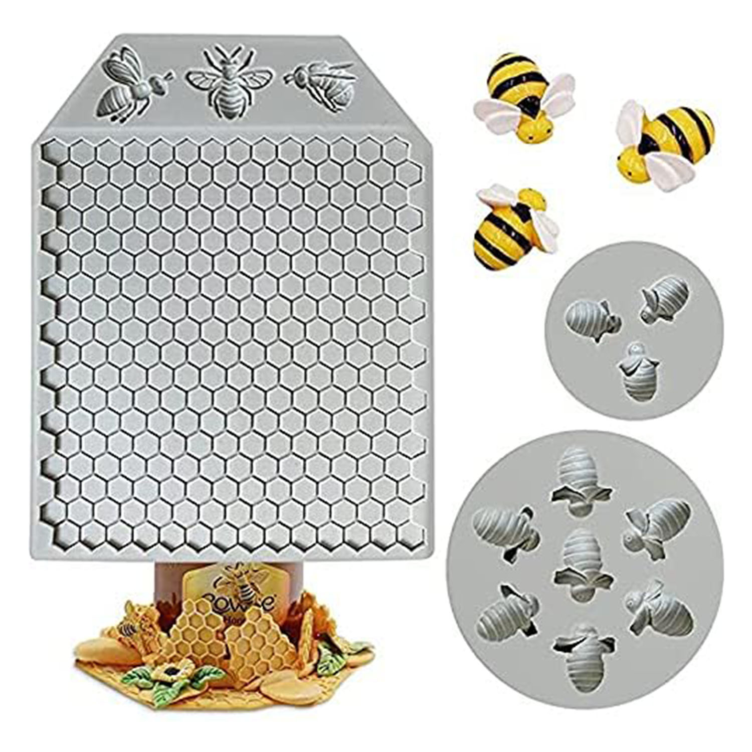 Silicone Mold Ocean - 3 pezzi bumble ape stampi in