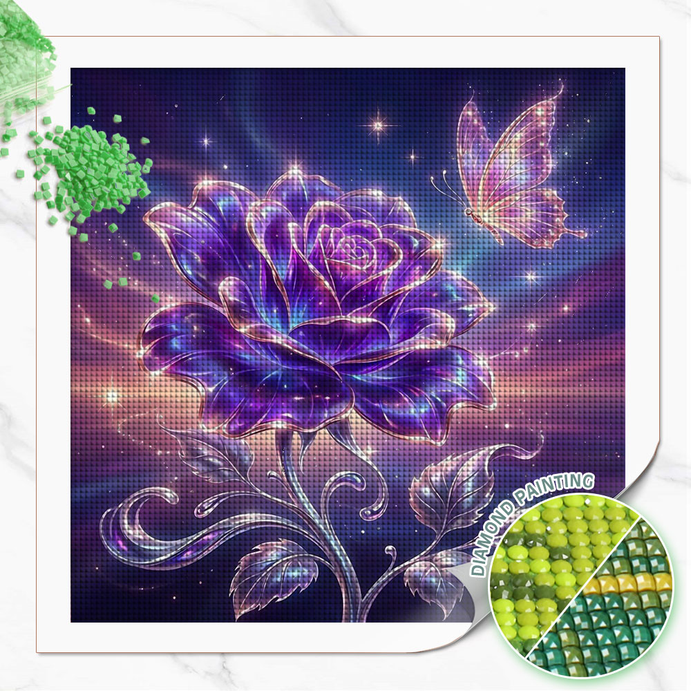 Resin Art Rose - Huacan Pittura Diamantata Completa con Diamanti