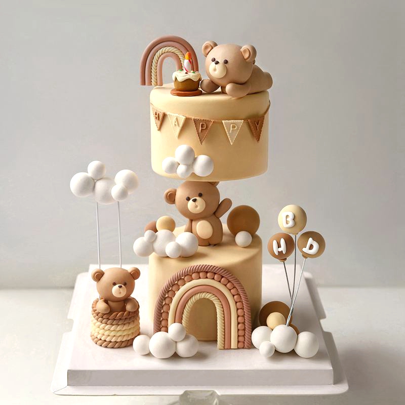 Resin Art Clay - Decorazione per Torta in Argilla Morbida