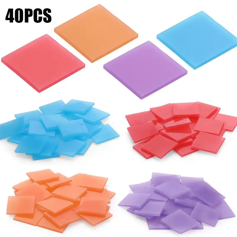 Resin Art Clay - 40 Pezzi di Cera per Pittura