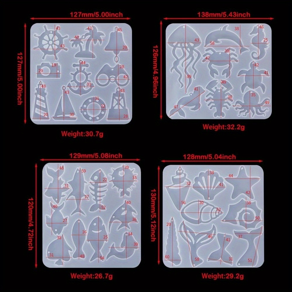 Il set di stampi per orecchini - Silicone Mold Ocean recensione e prezzo