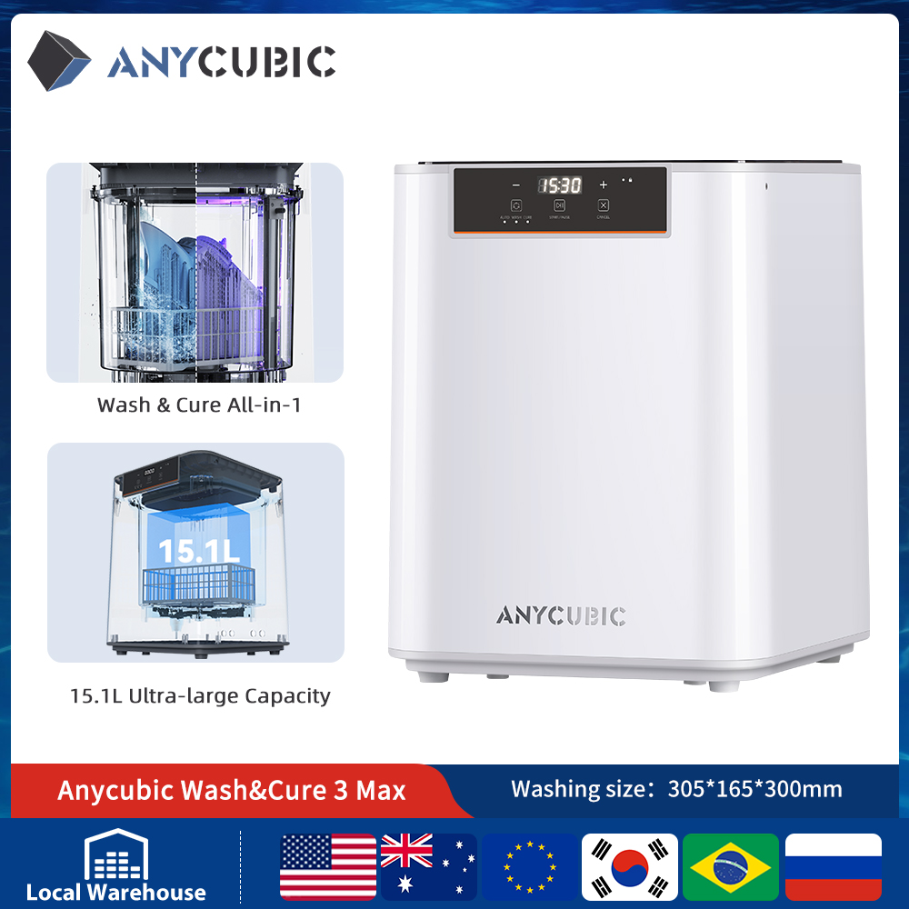 ANYCUBIC Wash & Cure 3/ 3 Plus - Resin Art Machine recensione e prezzo