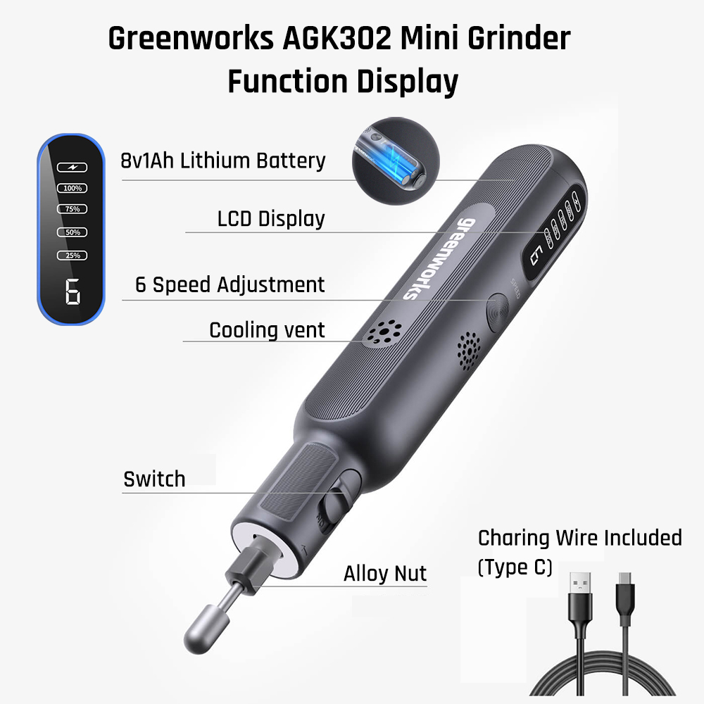 Greenworks 8V Mini Smerigliatr - Resin Art Machine recensione e prezzo