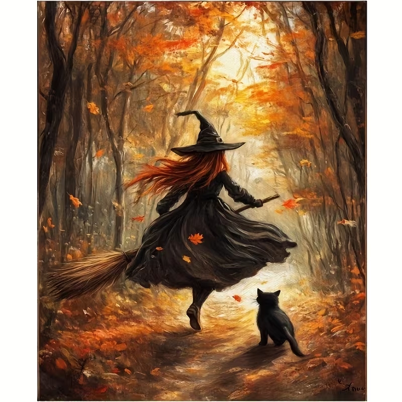 Stampa su Tela Retrò di Strega - Resin Art On Canvas recensione e prezzo