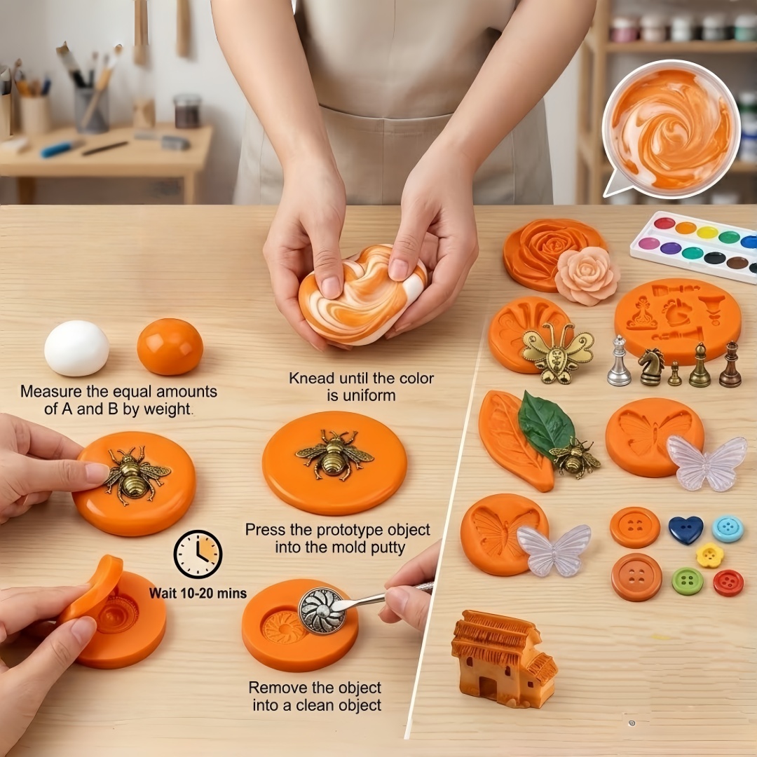 Set di stucco siliconico per a - Resin Art Diy recensione e prezzo