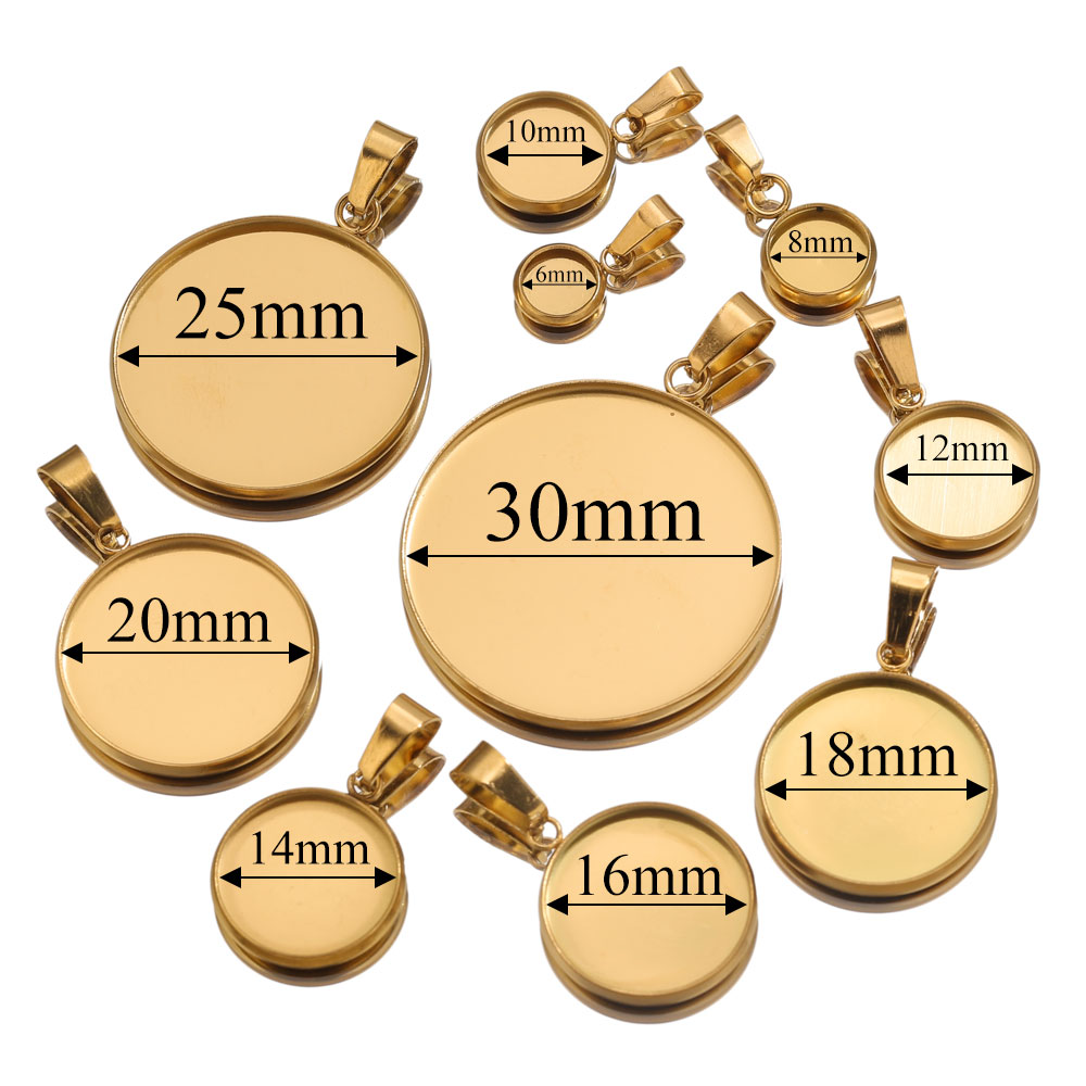 10 pz Pendenti In Oro In Accia - Resin Art Store recensione e prezzo